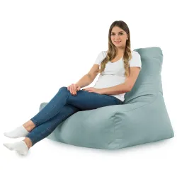 Sitzsack-Sessel mit Rückenlehne Bali - Soft-Velours – Ansicht 38