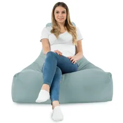 Sitzsack-Sessel mit Rückenlehne Bali - Soft-Velours – Ansicht 68