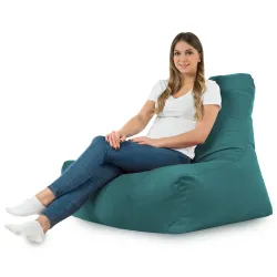Sitzsack-Sessel mit Rückenlehne Bali - Soft-Velours – Ansicht 39