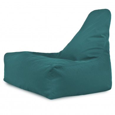 Sitzsack Sessel Bali Plüsch blau