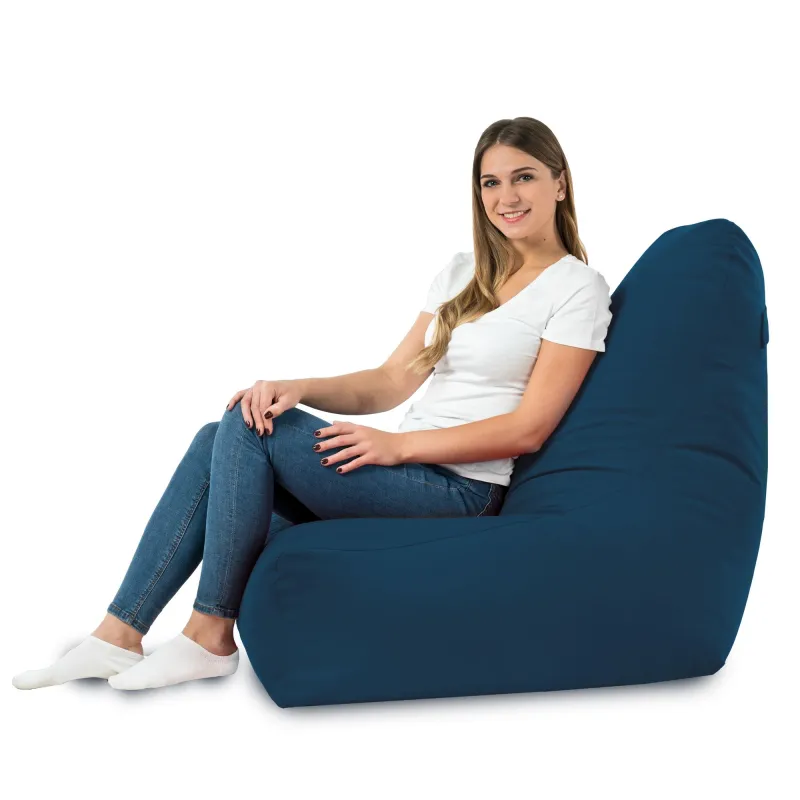 Sitzsack-Sessel mit Rückenlehne Bali - Soft-Velours – Ansicht 55