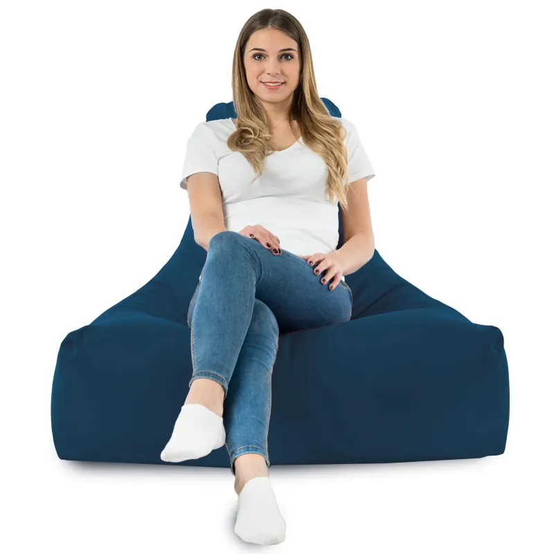 Sitzsack-Sessel mit Rückenlehne Bali - Soft-Velours – Ansicht 70