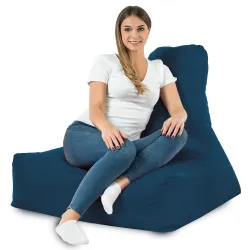 Sitzsack-Sessel mit Rückenlehne Bali - Soft-Velours – Ansicht 85