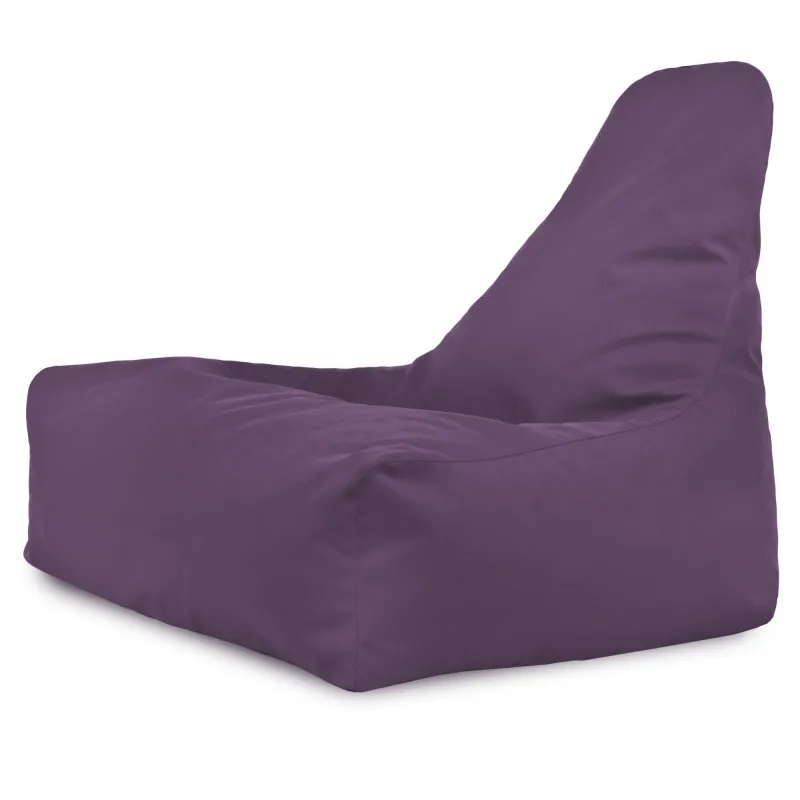 Sitzsack-Sessel mit Rückenlehne Bali - Soft-Velours – Ansicht 11