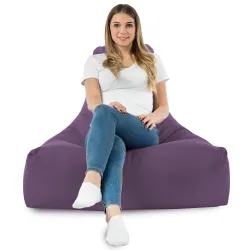 Sitzsack-Sessel mit Rückenlehne Bali - Soft-Velours – Ansicht 71