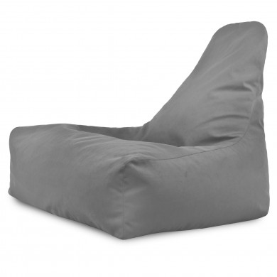 Sitzsack Sessel Bali Plüsch stahl