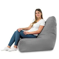 Sitzsack-Sessel mit Rückenlehne Bali - Soft-Velours – Ansicht 58