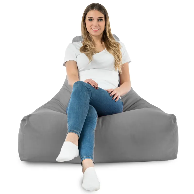 Sitzsack-Sessel mit Rückenlehne Bali - Soft-Velours – Ansicht 73