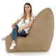Beige Sitzsack Sessel Outdoor XXL Terrasse