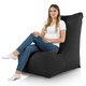 Schwarz Sitzsack Sessel Outdoor XXL Draußen