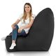 Schwarz Sitzsack Sessel Outdoor XXL Draußen