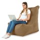 Beige Sitzsack Sessel XXL Plüsch Wohnzimmer