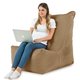 Beige Sitzsack Sessel XXL Plüsch Wohnzimmer