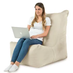 Perle Sitzsack Sessel XXL Plüsch Lounge