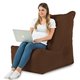 Dunkelbraun Sitzsack Sessel XXL Plüsch