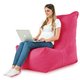 Pink Sitzsack Sessel XXL Plüsch Rosa