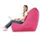 Pink Sitzsack Sessel XXL Plüsch Rosa