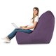 Violett Sitzsack Sessel XXL Plüsch Lavender
