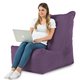 Violett Sitzsack Sessel XXL Plüsch Lavender