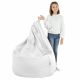 Weiß Sitzsack XL Kunstleder Wohnzimmer