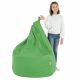 Grün Sitzsack XL Kunstleder