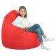 Rot Sitzsack XL Kunstleder Wohnzimmer