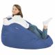 Blau Sitzsack XL Kunstleder Groß