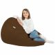Dunkelbraun Sitzsack XL Kunstleder