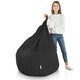Schwarz Sitzsack XL Outdoor Draußen