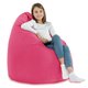 Rosa Sitzsack XL Plüsch Mädchen