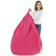 Rosa Sitzsack XL Plüsch Mädchen