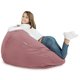 Puderrosa Sitzsack XL Plüsch