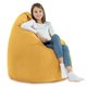 Senf Sitzsack XL Plüsch