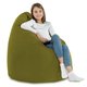 Grüner Apfel Sitzsack XL Plüsch