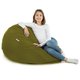 Grüner Apfel Sitzsack XL Plüsch