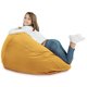 Senf Sitzsack XL Plüsch
