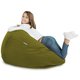 Grüner Apfel Sitzsack XL Plüsch