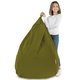 Grüner Apfel Sitzsack XL Plüsch