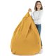 Senf Sitzsack XL Plüsch