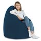 Marineblau Sitzsack XL Plüsch