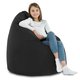 Schwarz Sitzsack XL Plüsch Modern