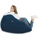 Marineblau Sitzsack XL Plüsch