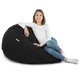 Schwarz Sitzsack XL Plüsch Modern