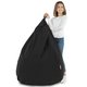 Schwarz Sitzsack XL Plüsch Modern