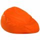 Orange Sitzsack XXL Kunstleder Kinderzimmer