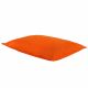 Orange Sitzkissen XXL Kunstleder Kinderzimmer