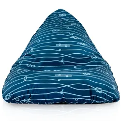 Boden-Sitzsack XL Bermuda - Premium Print-Stoff – Ansicht 28