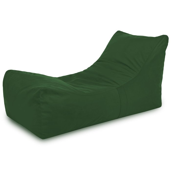 Lounge Sessel XXL dunkelgrün Plüsch