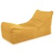 Lounge Sessel XXL Senf Plüsch