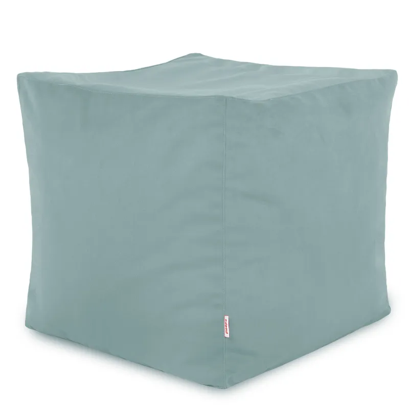 Pouf Sitzwürfel Quadratisch - Soft-Velours – Ansicht 3